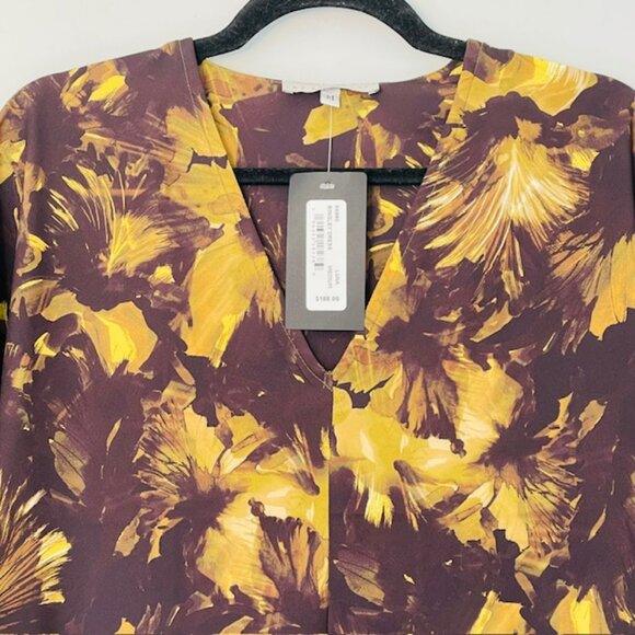 Bryn Walker NWT Tunic Dress Relaxed Oversized Lagenlook Abstract Artsy Medium - Picture 2 of 5